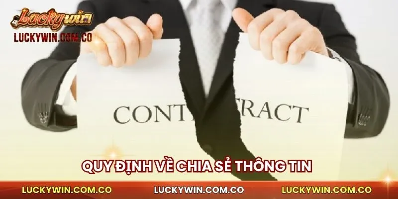 Quyền Riêng Tư 3 Quy định về chia sẻ thông tin